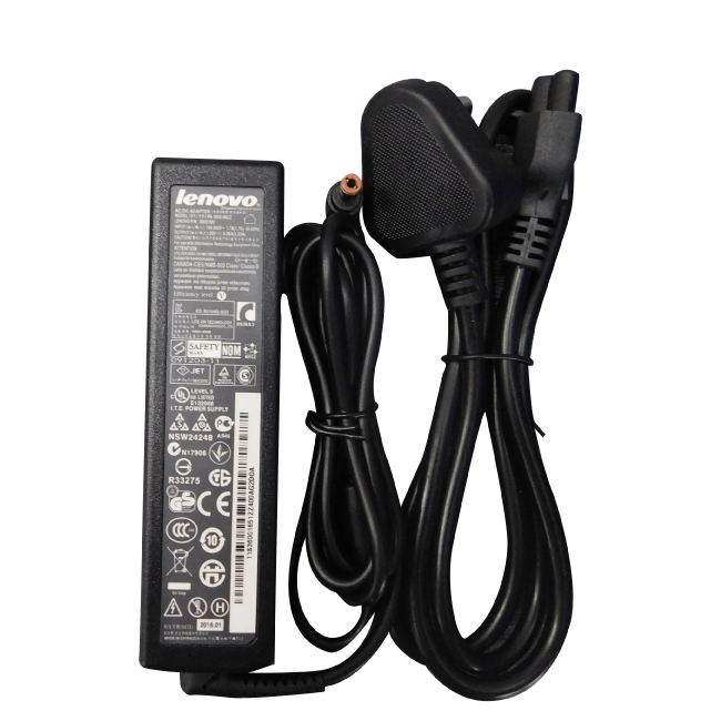 Lenovo Thinkpad B490 65W AC Adapter With Power Cord|40Y7625