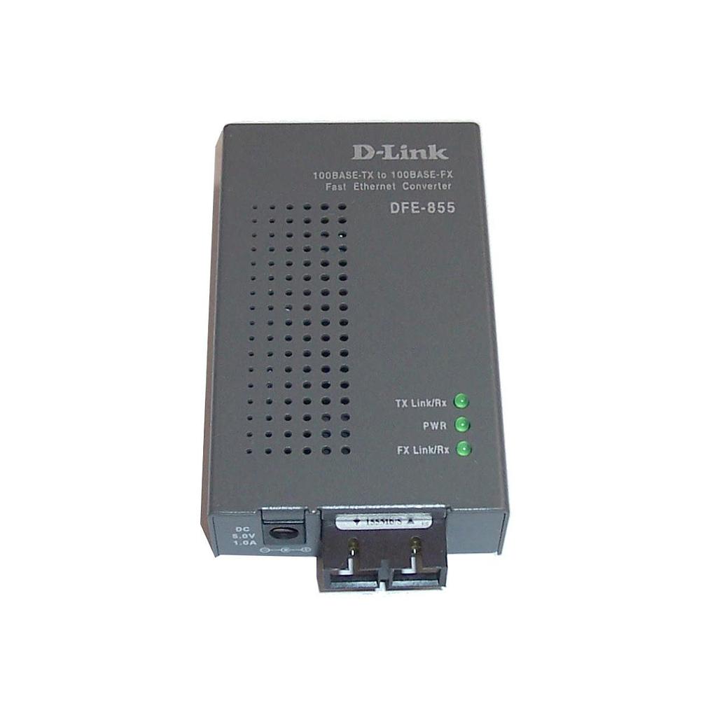 D-Link 10/100BASE-TX to 100BASE-FX 2Km Multi-Mode Media Converter