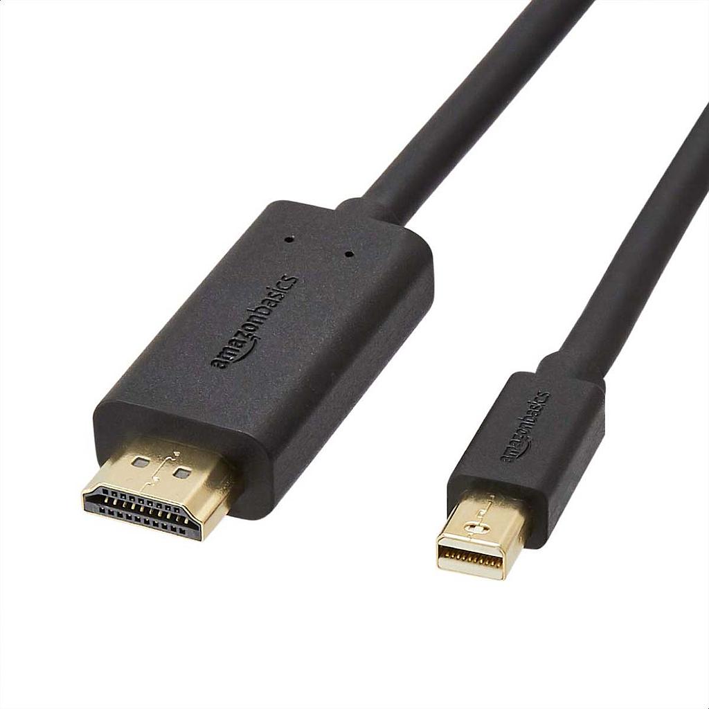 AmazonBasic Mini DisplayPort To HDMI Cable|3 Feet