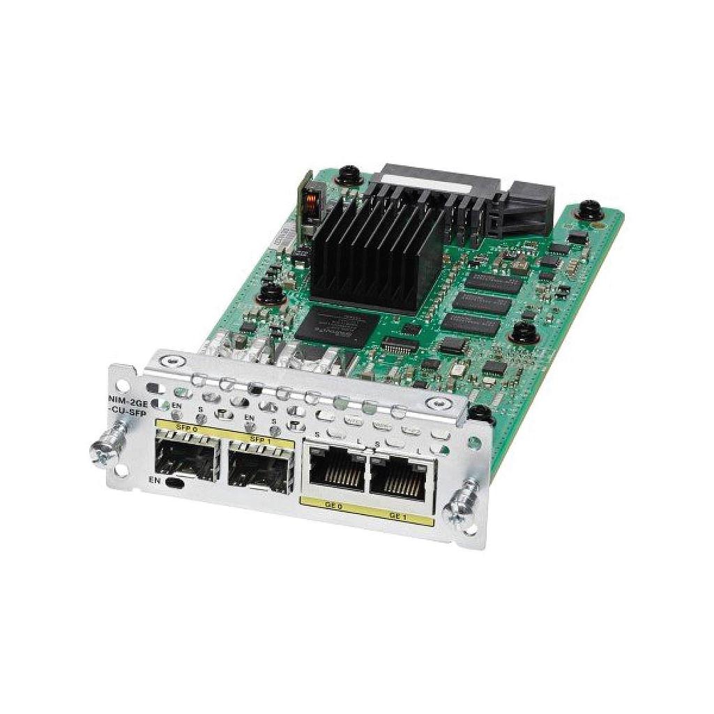 Cisco NIM-2GE-CU-SFP : 1-Port Ge Wan Nim|Dual-Mod Network Router