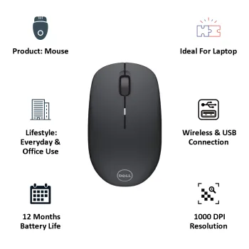 Dell WM126 Wireless Optical Mouse