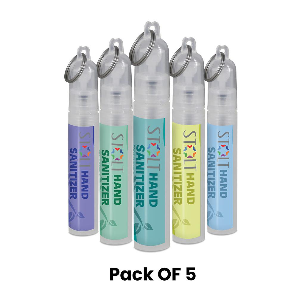 STOLT Swift Keychain Spray Sanitizer 5ML Pack Of 5