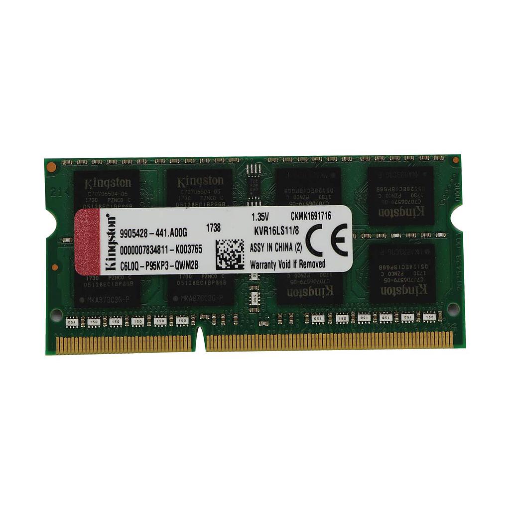 Kingston 8GB DDR3L 1600MHz 2RX8 Laptop RAM