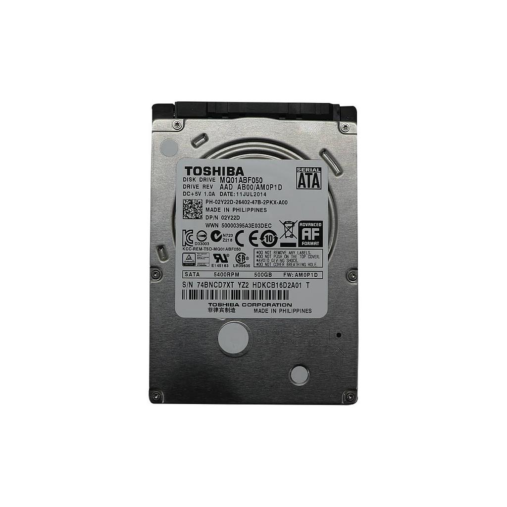 Toshiba 500GB SATA Internal 5400RPM Laptop Hard Disk