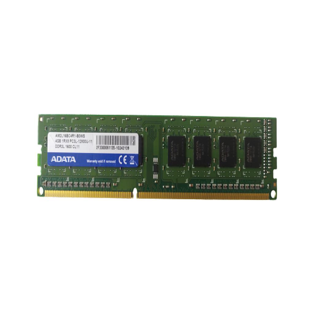 ADATA 4GB DDR3 (1Rx8) PC3L-12800U 1600MHz Desktop RAM