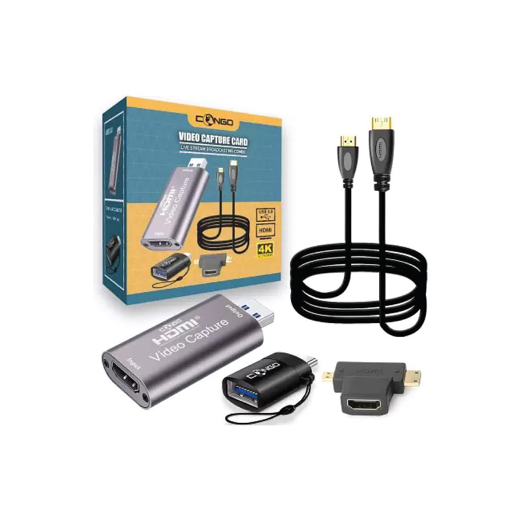 Congo Tv-out 3.0 USB HD Video Capture Card and Cable | ERP