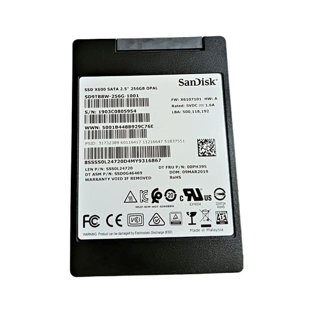SanDisk X600 256GB SSD 2.5" Laptop Hard Disk