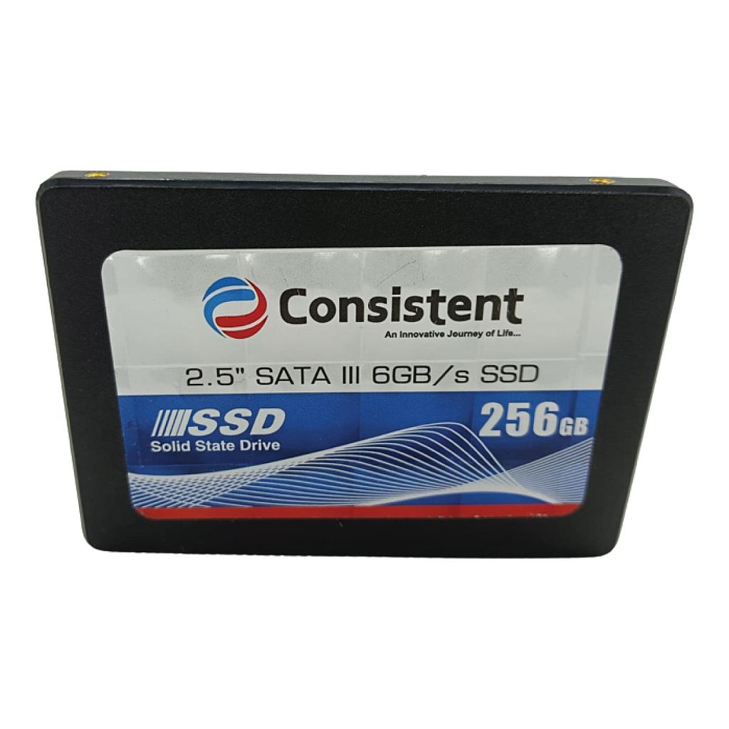 Consistent 256GB 2.5" SATA Internal SSD