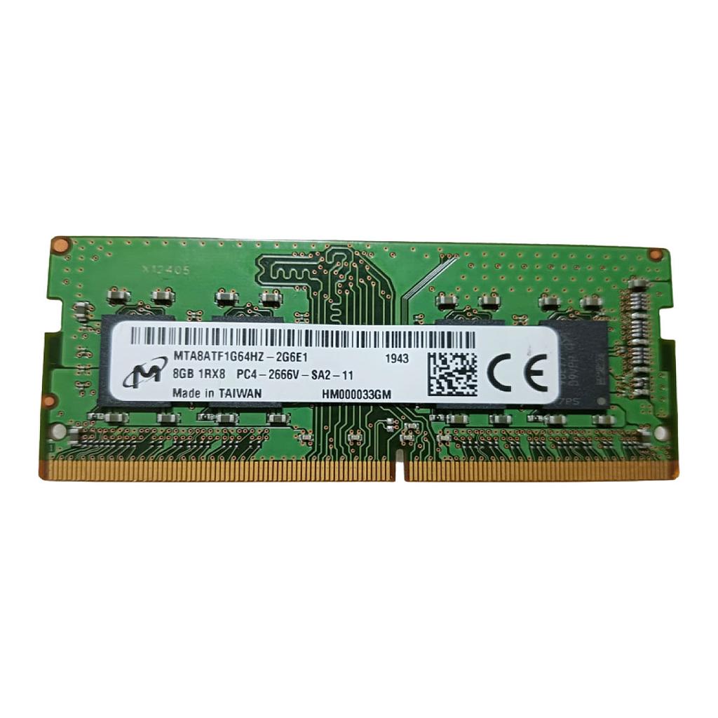 Micron 8GB DDR4-2666MHz 1Rx8 Laptop Ram