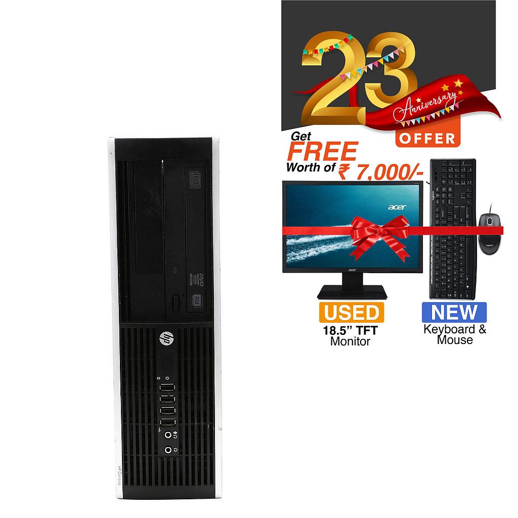HP Compaq Elite 8300 SFF CPU : Intel Core i7-3rd Gen|8GB|500GB|DVD|Win 10Pro