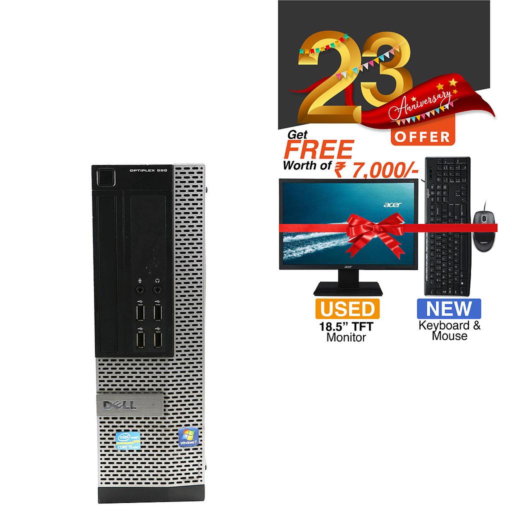 Dell Optilex 990 Mid Tower CPU : Intel Core i5-2nd Gen|8GB|500GB|Win 10Pro