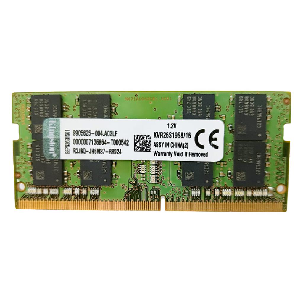 Kingston 16GB DDR4 2666MHz Laptop Ram