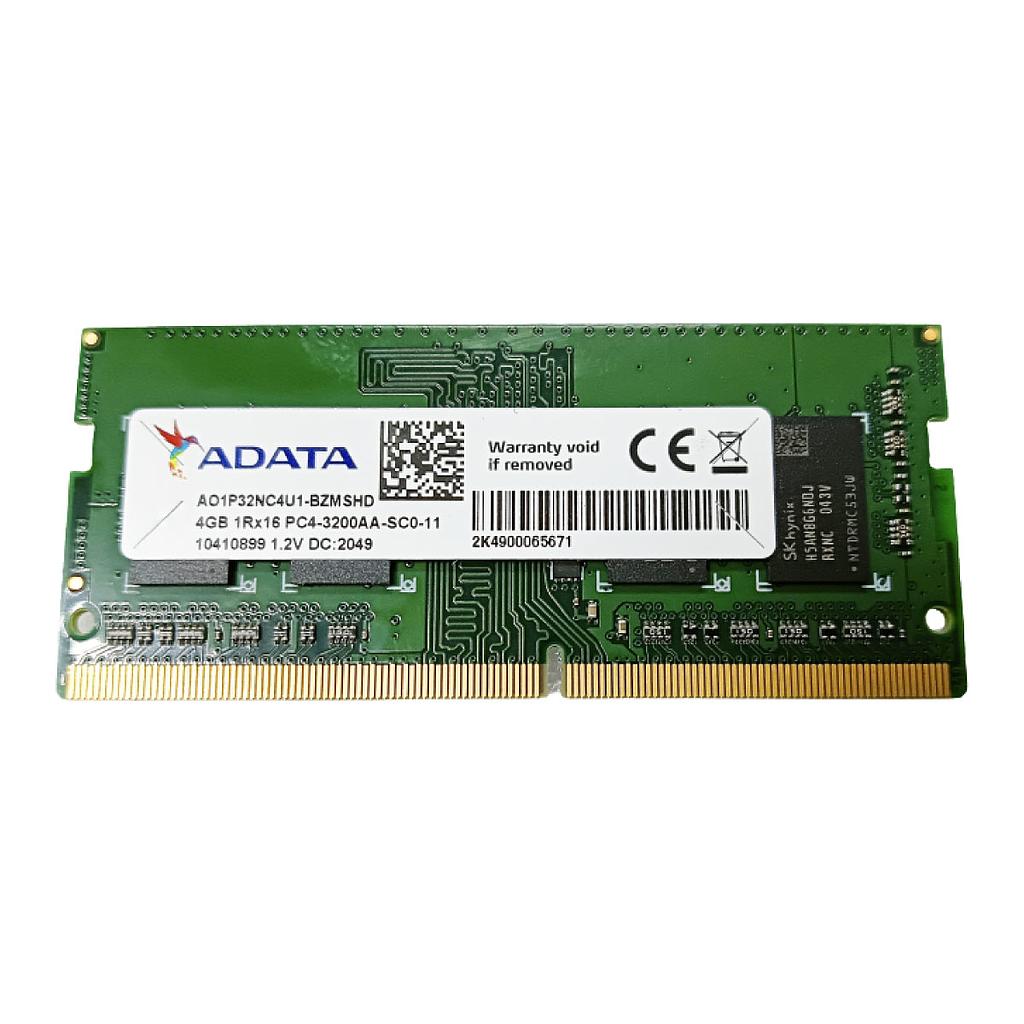 Adata 4GB DDR4 3200Mhz SODIMM Laptop RAM