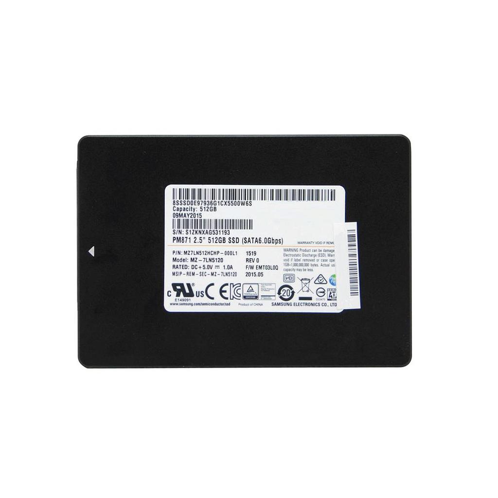 Samsung PM871 512GB SSD 2.5" Laptop Hard Disk
