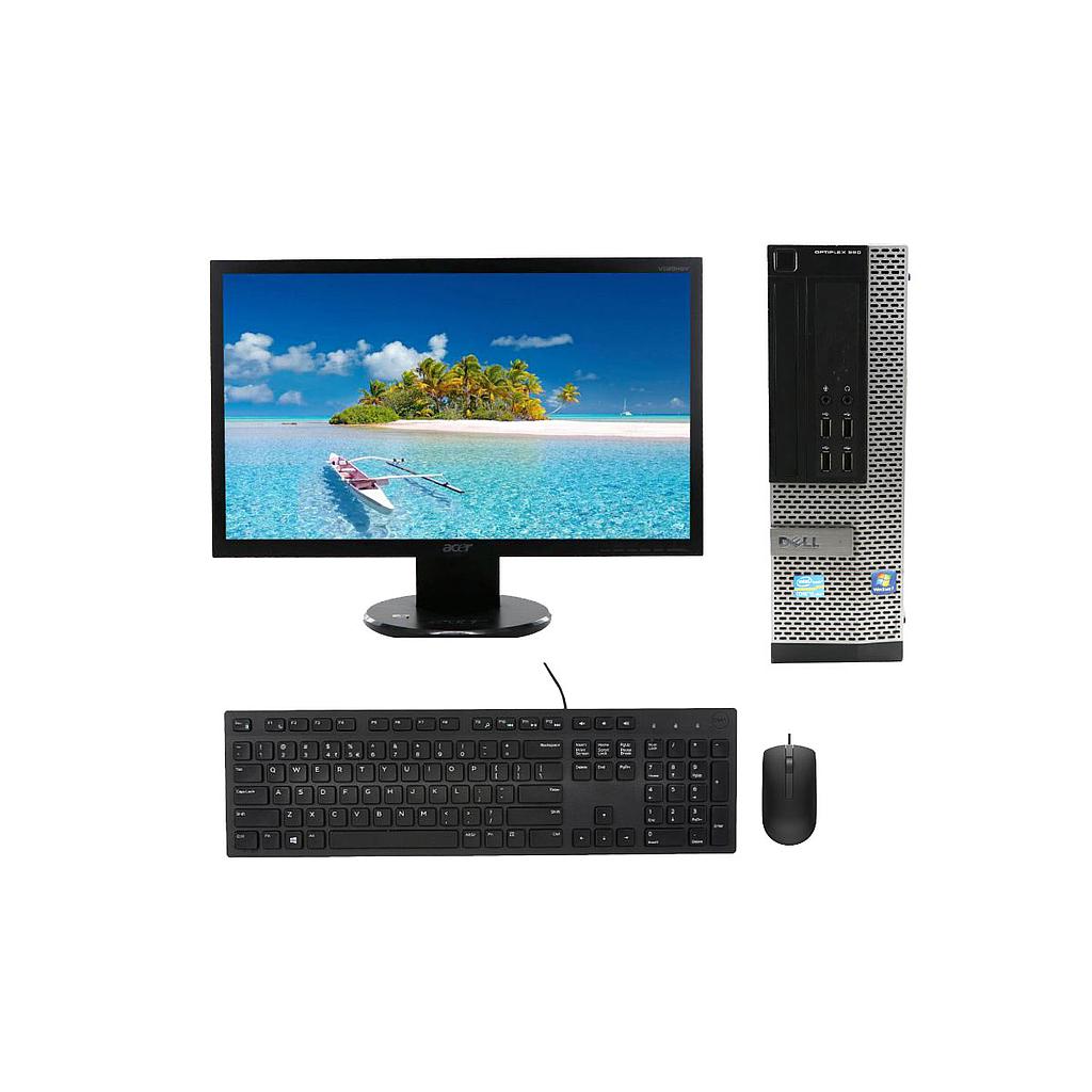 Dell Optilex 990 Mid Tower Desktop : Intel Core i5-2nd Gen|8GB|500GB|DOS|18" Monitor