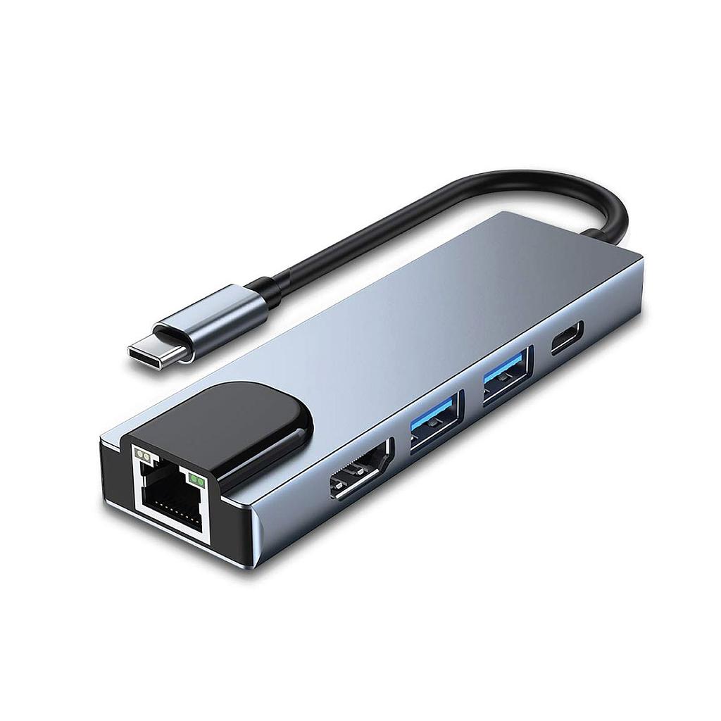 USB 5-in-1 Multi Port Dock Connector (Import)
