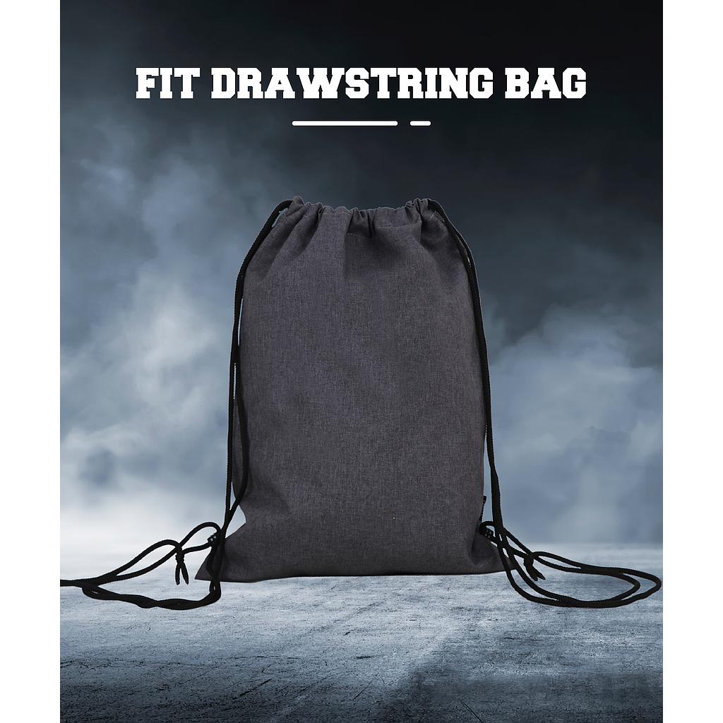 STOLT Fit Drawstring Bag|Ash Grey