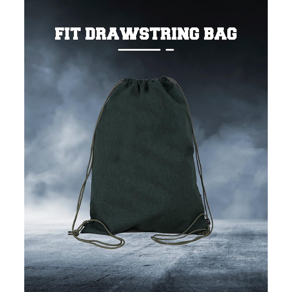 STOLT Fit Drawstring Bag|Bottle Green