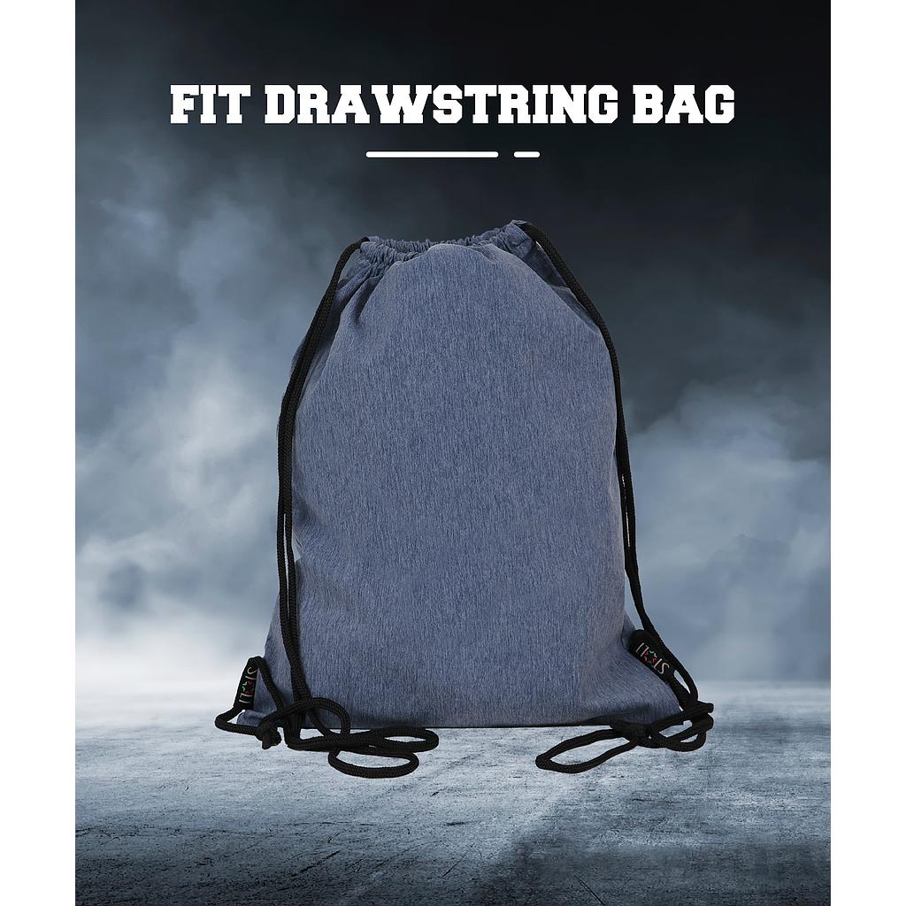 STOLT Fit Drawstring Bag|Denim Blue Grey