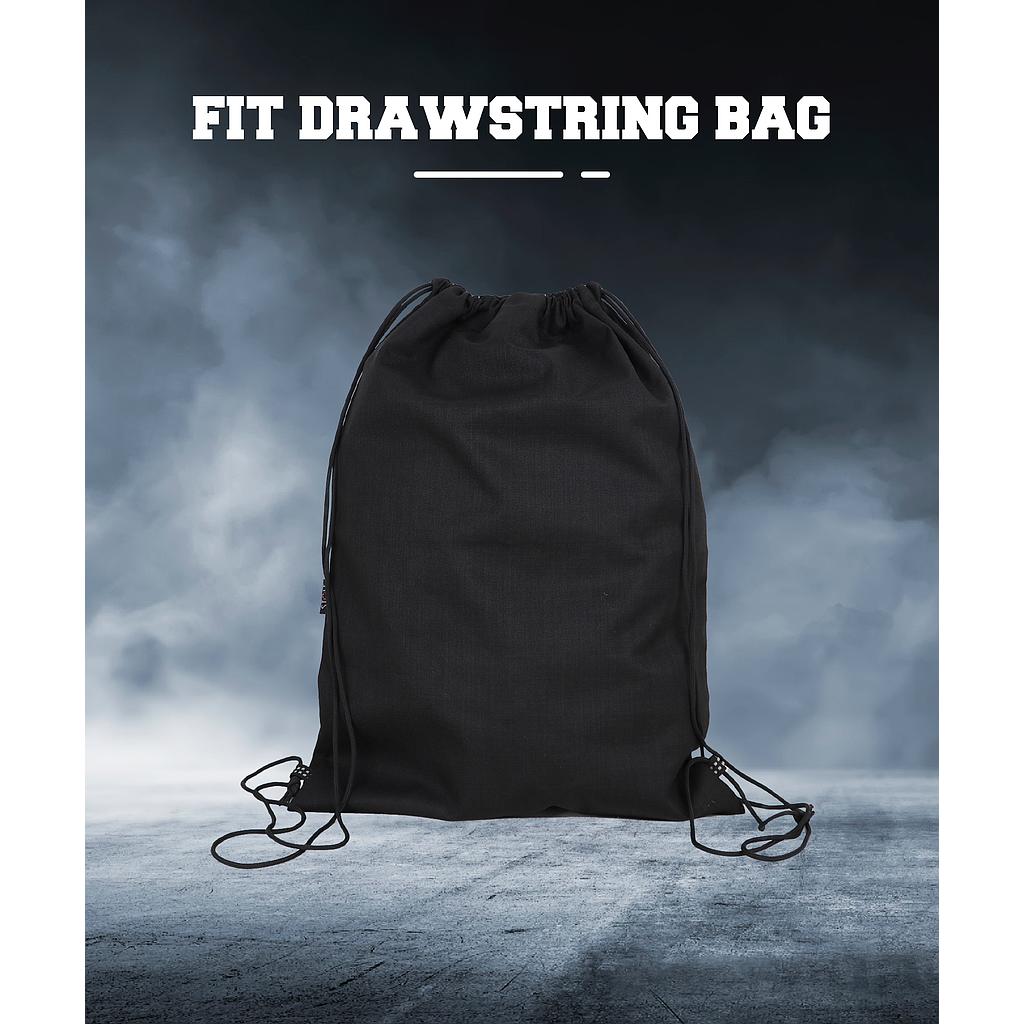 STOLT Fit Drawstring Bag|Midnight Black