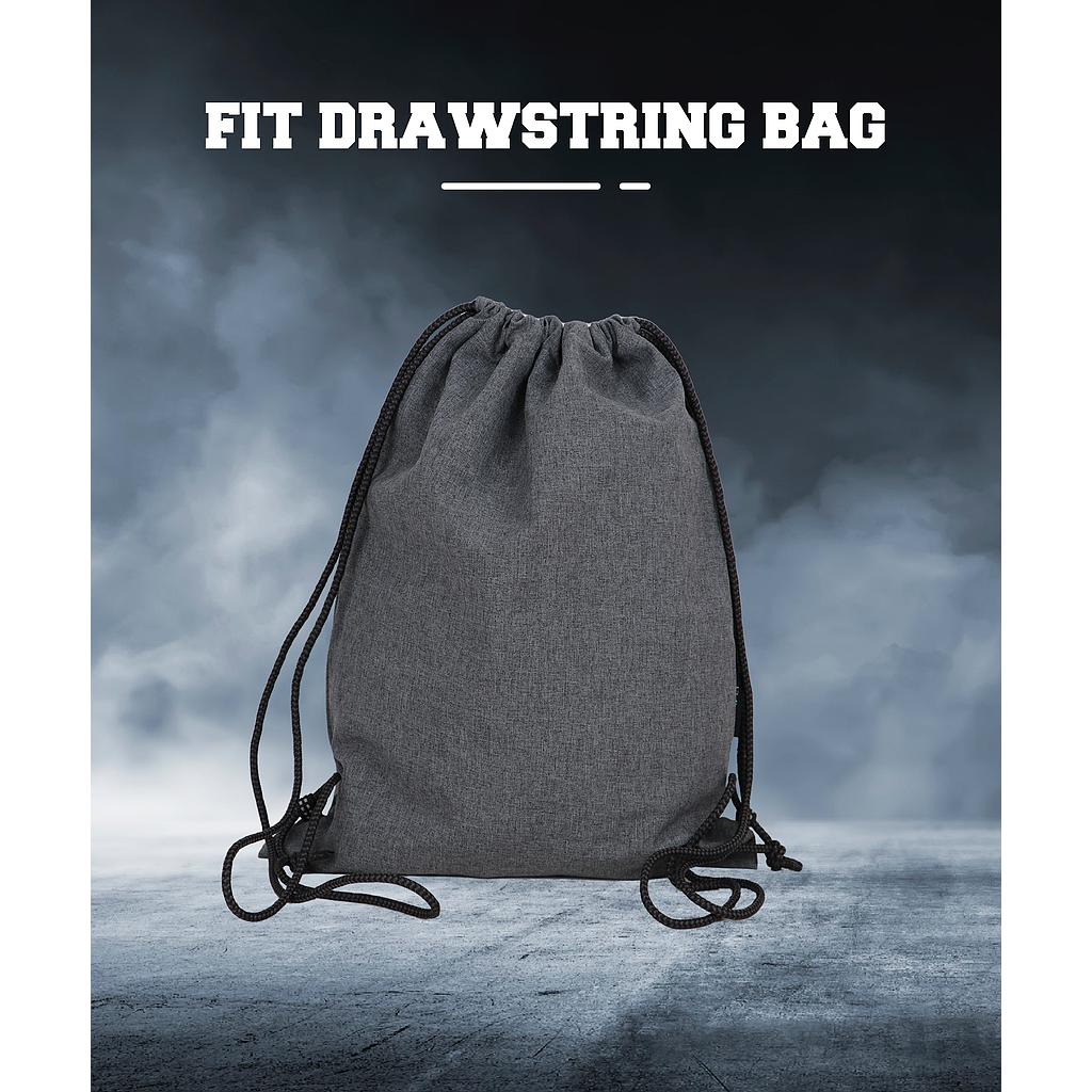 STOLT Fit Drawstring Bag|Metal Grey