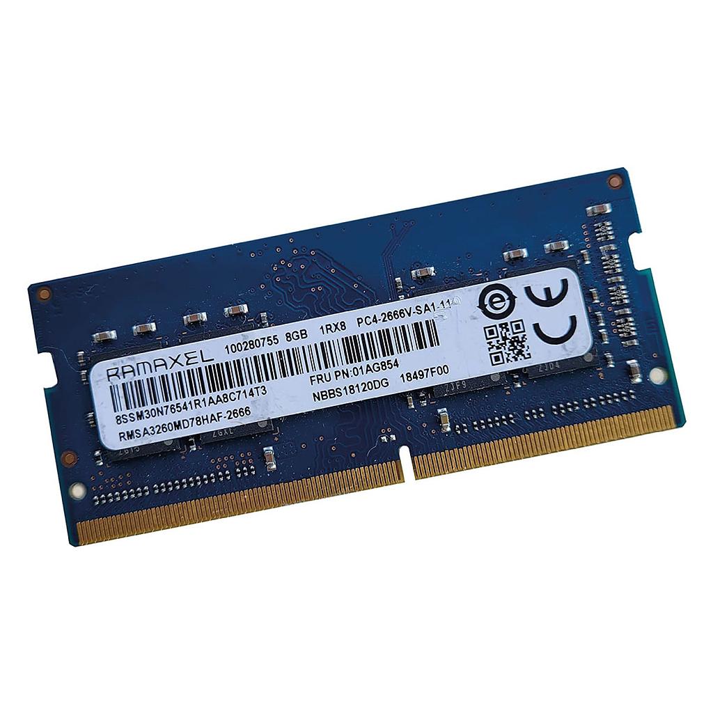 Ramaxel 8GB DDR4-2666MHz 1Rx8 Laptop Ram