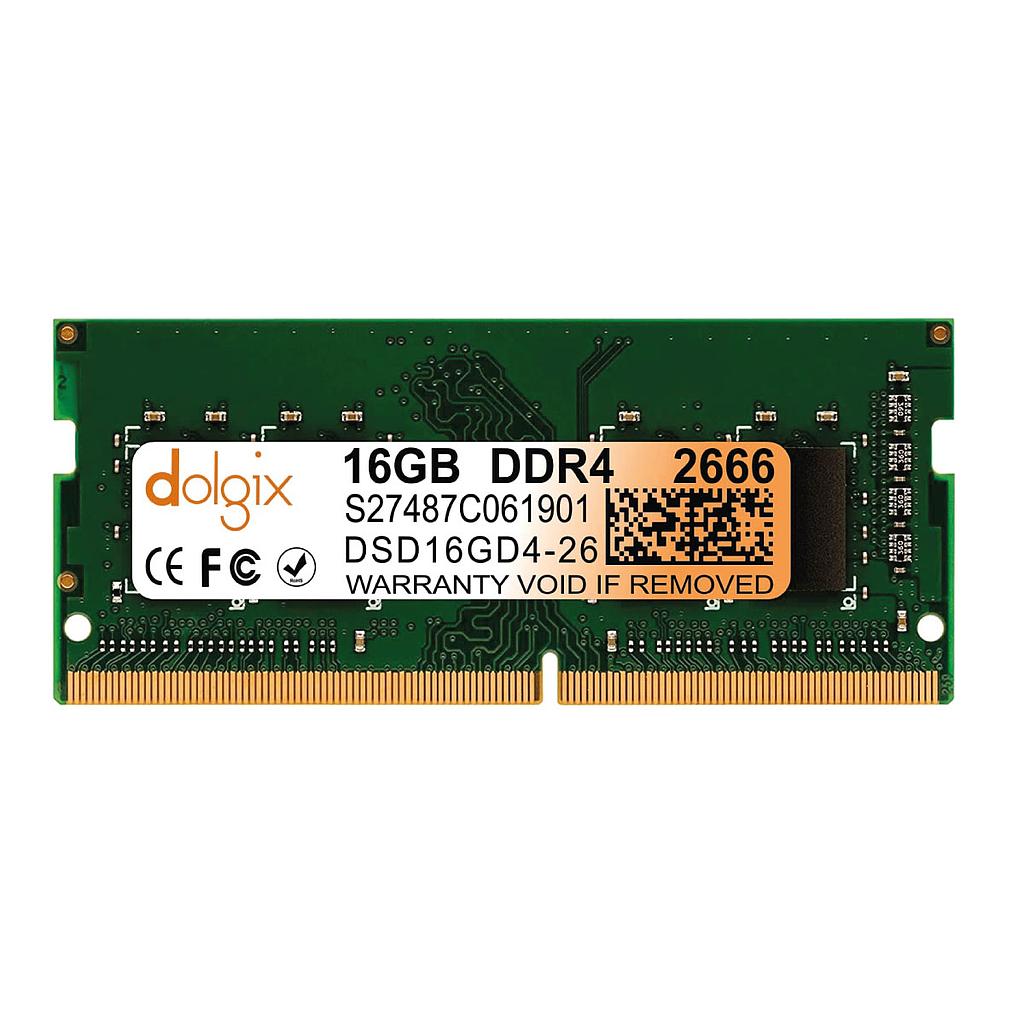 Dolgix Gold 16GB DDR4 2666Mhz Laptop RAM