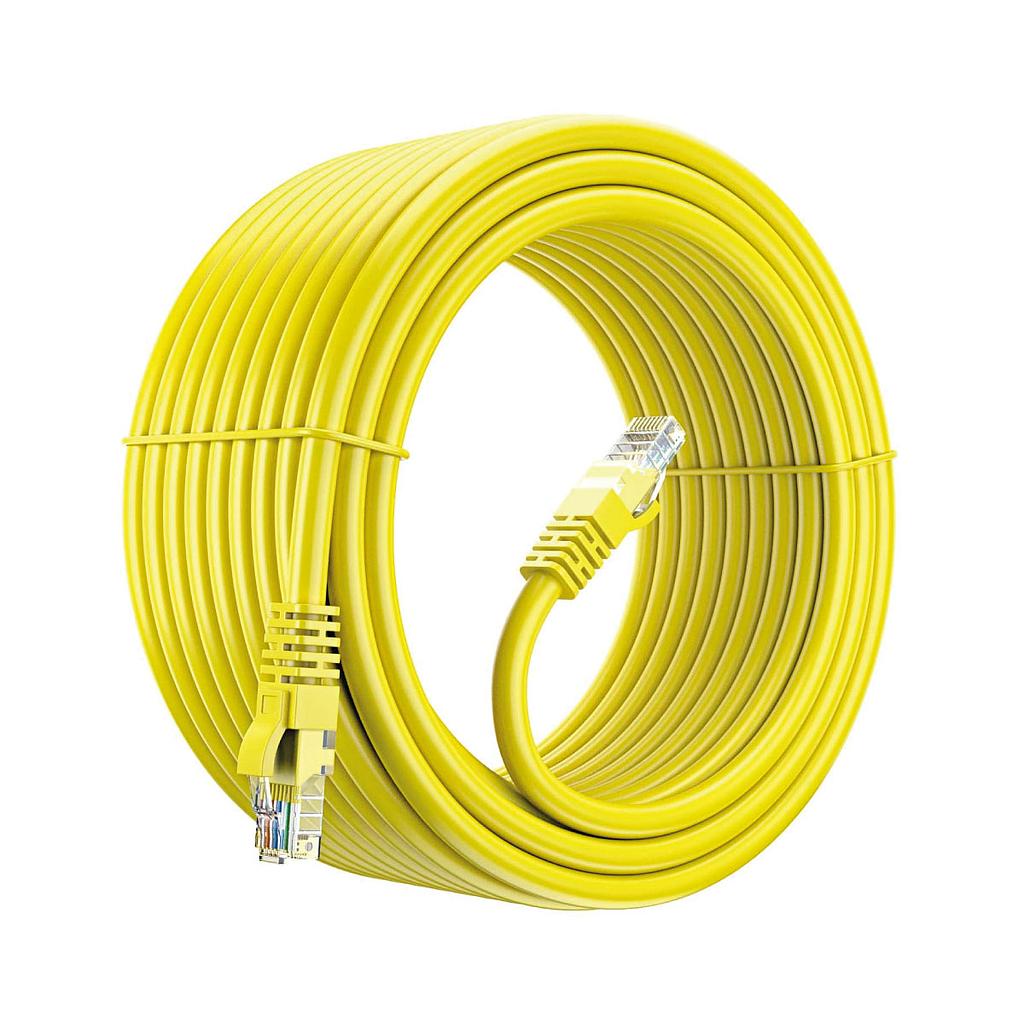 D-Link Cat6 UTP Patch Cord Cable - Yellow|10 Mtrs