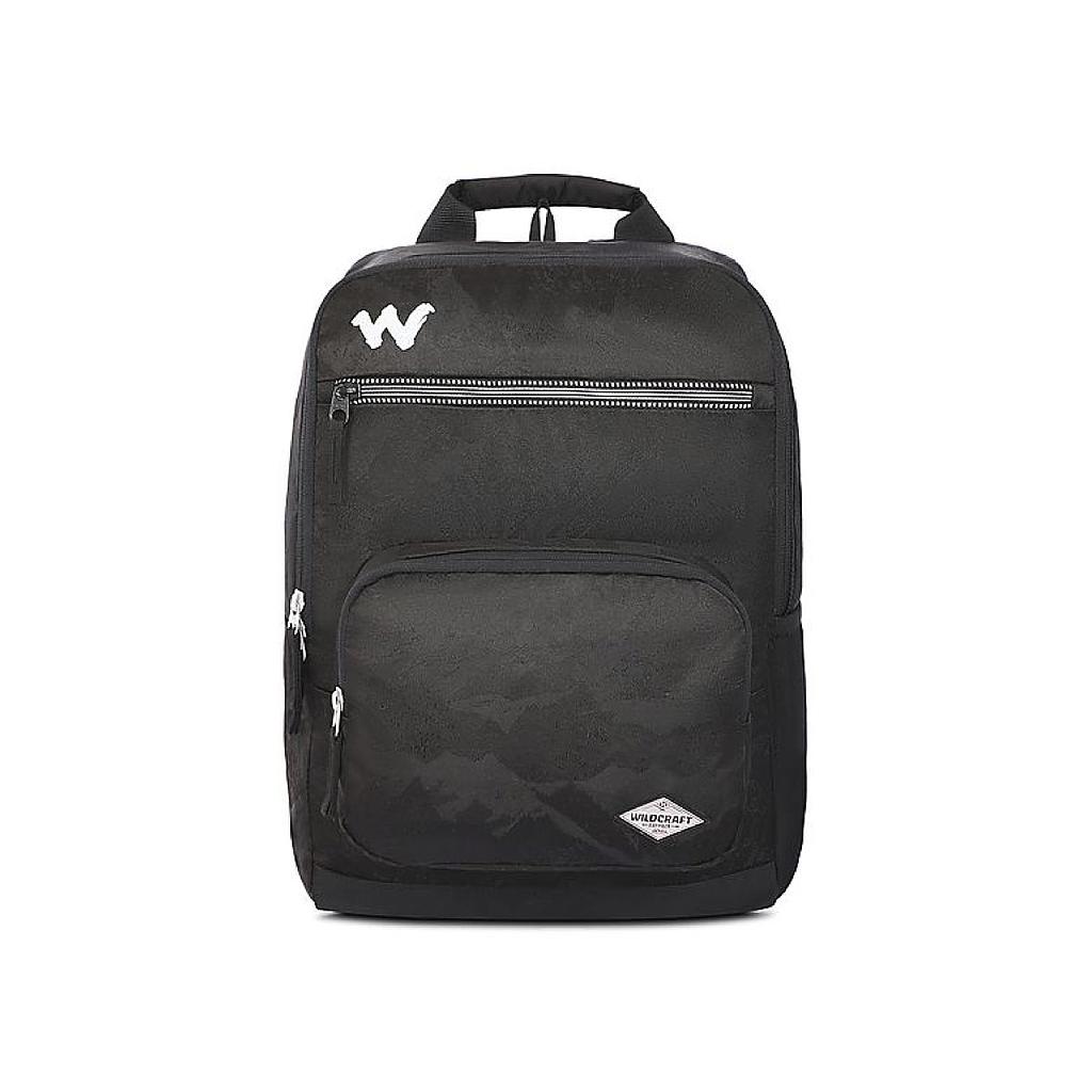 Wildcraft Evo Box Jacquard Backpack|Black