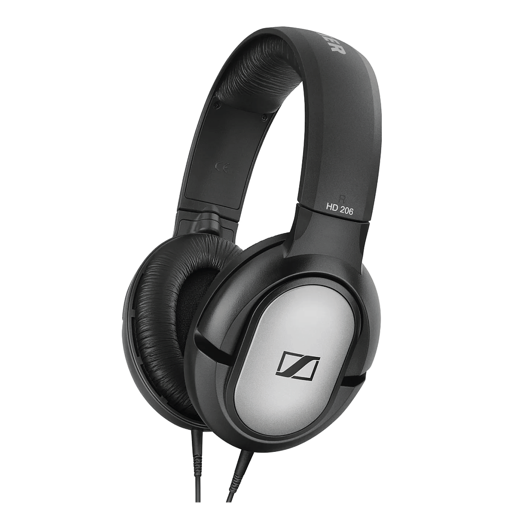 Sennheiser HD 206 507364 Wired Over Ear Headphones Without Mic