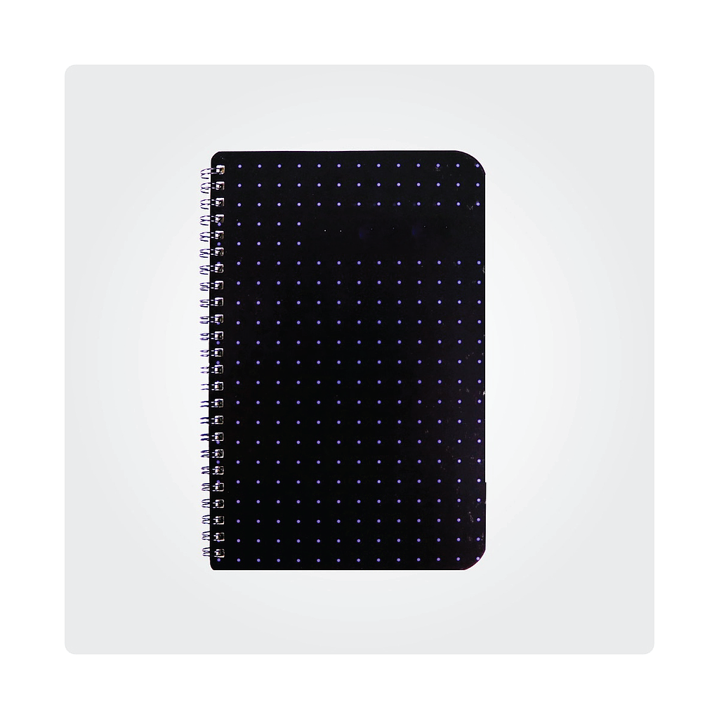 Blitz Notebook -Basic Series | Black with Blue