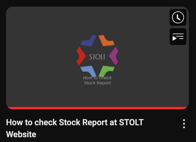 How to check Stock Report at STOLT Website