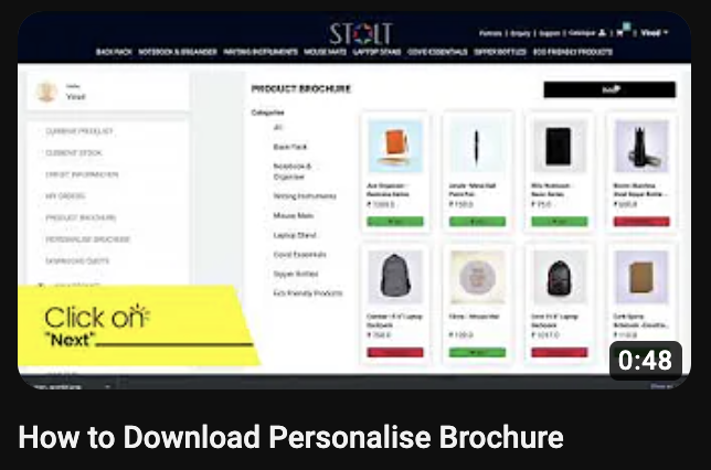 How to Download Personalise Brochure