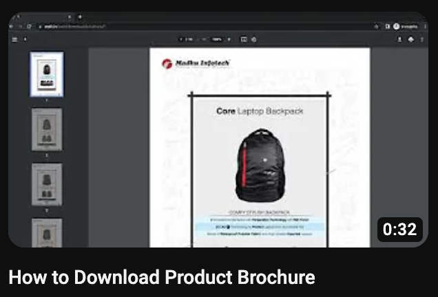 How to Download Product Brochure